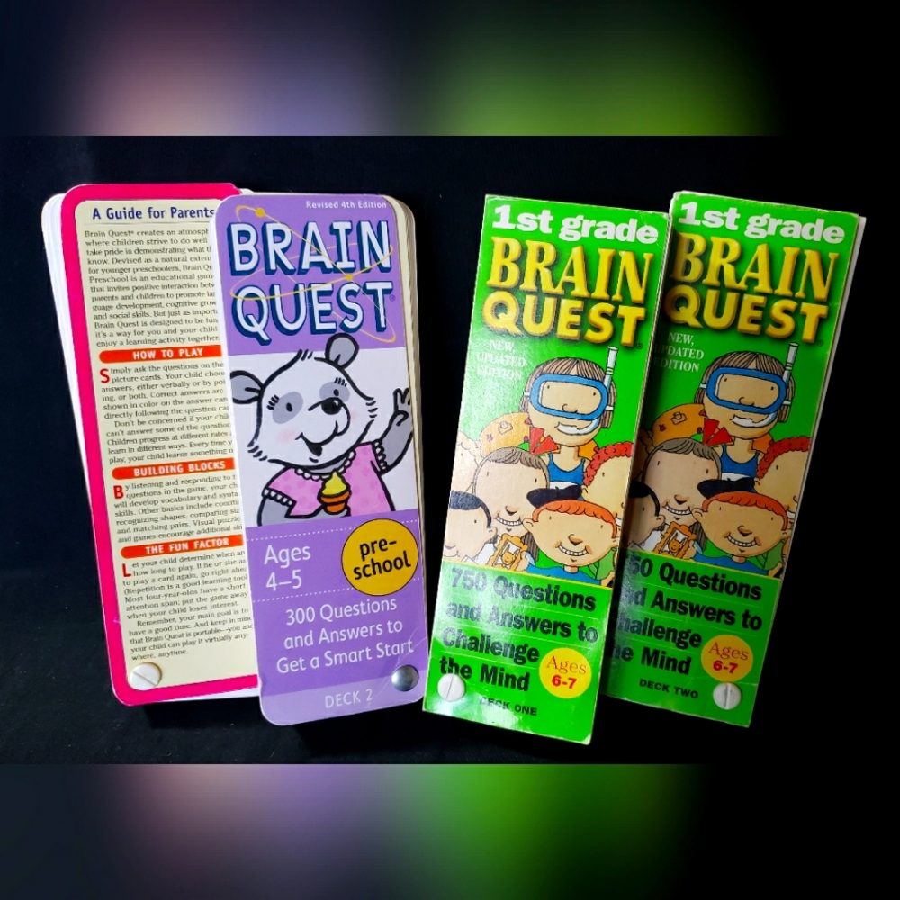 Brain Quest Preschool and Grade 1 Learning Set